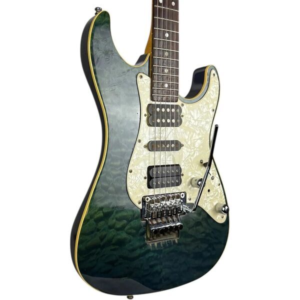 Schecter Japan SD-2-22 HSH | trans green, image 2 of 5