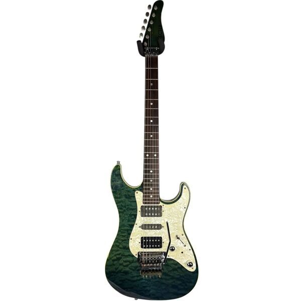 Schecter Japan SD-2-22 HSH | trans green, image 3 of 5