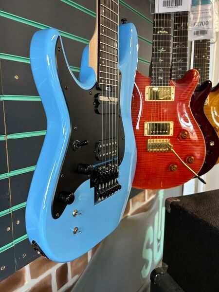 Schecter Sun Valley Super Shredder FR S LH Riviera Blue 2021 Electric Guitar | blue, image 3 of 5