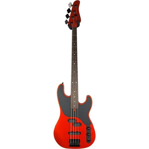 Schecter USA Custom Shop Michael Anthony Signature Bass 2016 - Handsigned - Inferno Orange | Inferno Orange, image 2 of 4