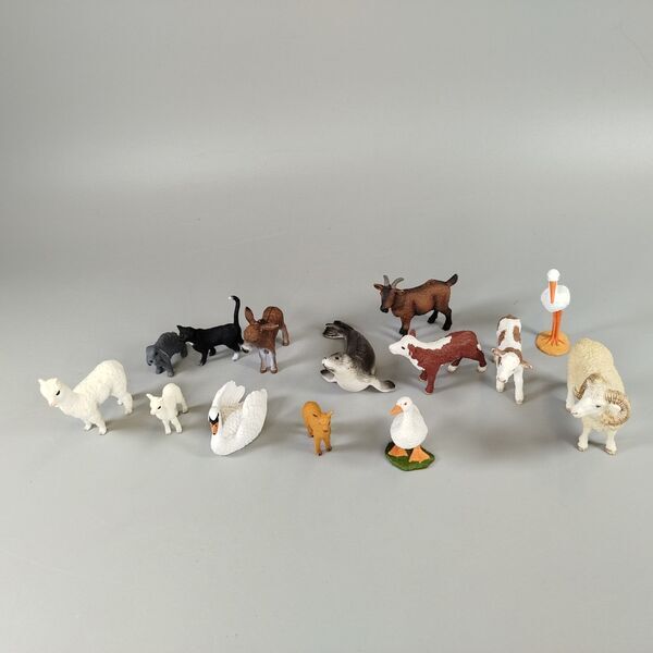 Schleich Bauernhof & Wildtiere Tierfiguren Set | 14 Tiere | multicolored 1