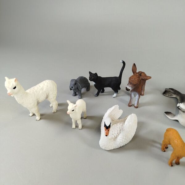 Schleich Bauernhof & Wildtiere Tierfiguren Set | 14 Tiere | multicolored 2