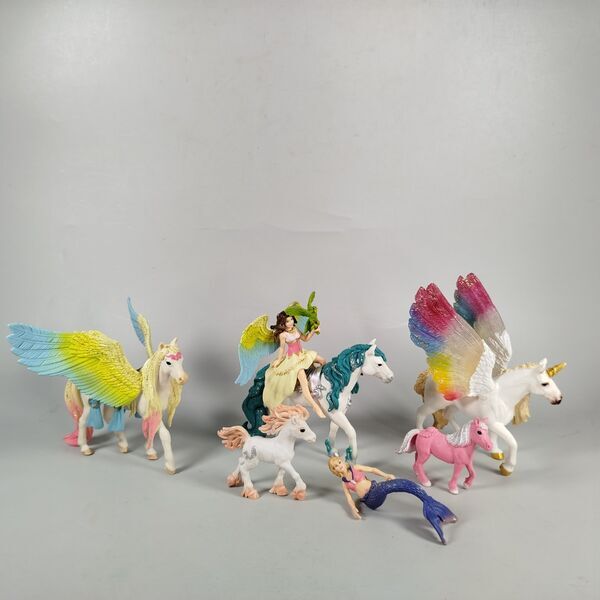 Schleich Bayala Fantasy-Set – Einhörner, Pegasus & Meerjungfrau | mehrfarbig 1