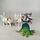 Schleich Bundle 4 Teile Dino & Ritter Figurene | mehrfarbig, thumbnail 1 of 5