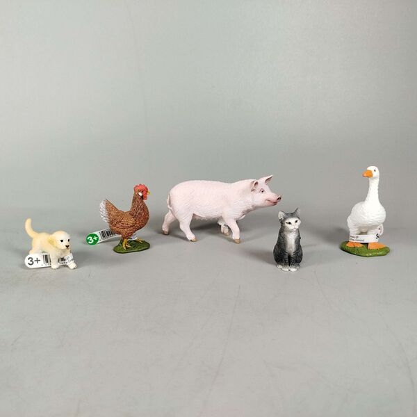 Schleich Bundle Bauernhof & Waldtiere 12 Teile Tierfigurene | multicolored, image 2 of 5