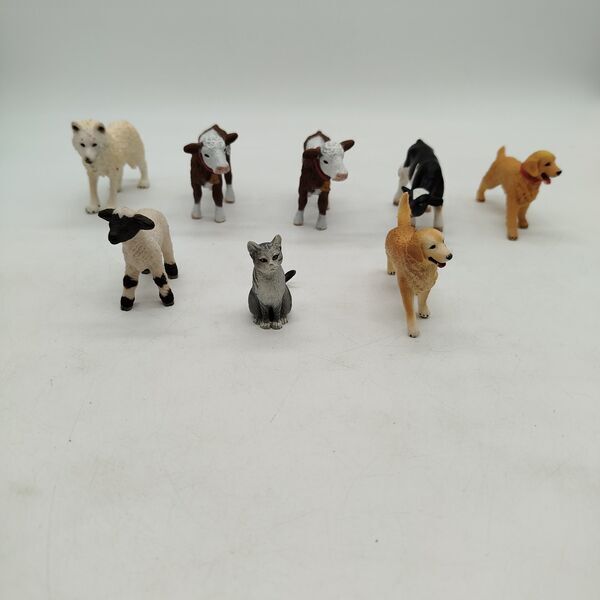 Schleich Bundle farm & wild animals set von 8 Tierfiguren | multicolored, image 3 of 3
