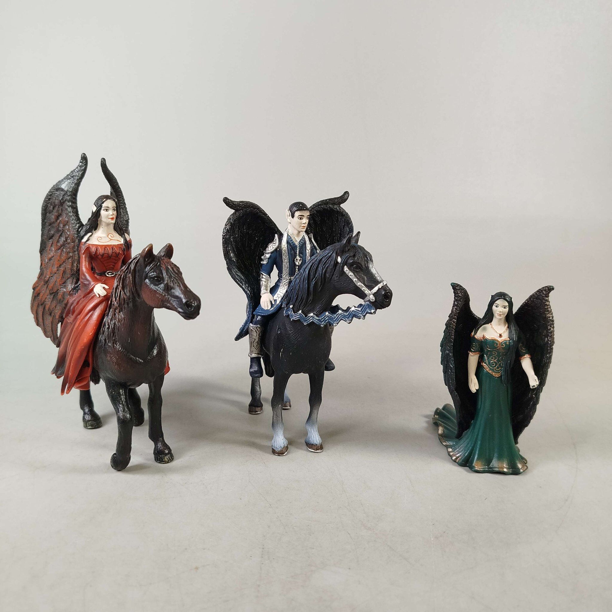 Schleich Bundle Bayala 70404 70405 70407 3 Teile Elfen & Pferde Figurene