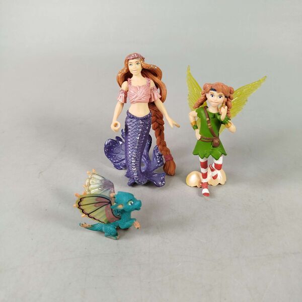 Schleich Bundle Meerjungfrauen Fee & Drache viele Teile Figuren & Zubehör Muschelboxe | mehrfarbig, image 4 of 4
