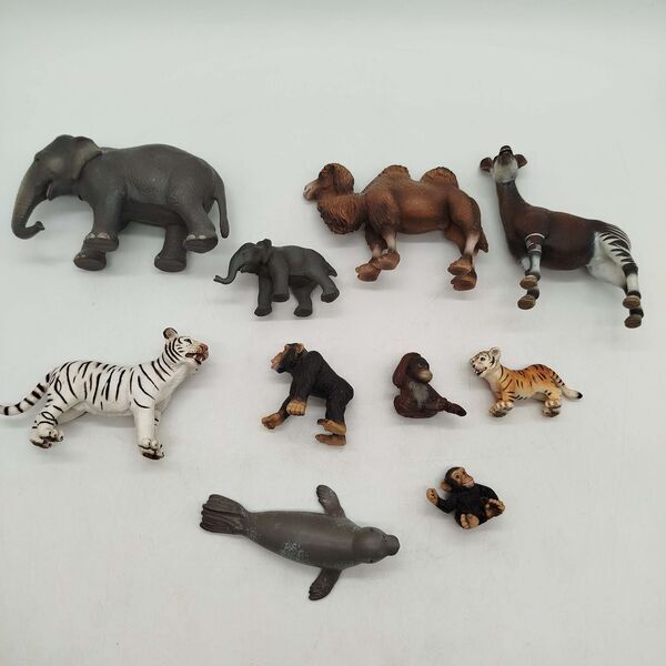 Schleich Bundle Safari & Wildtiere 10x Tierfigurene | multicolored, image 1 of 4