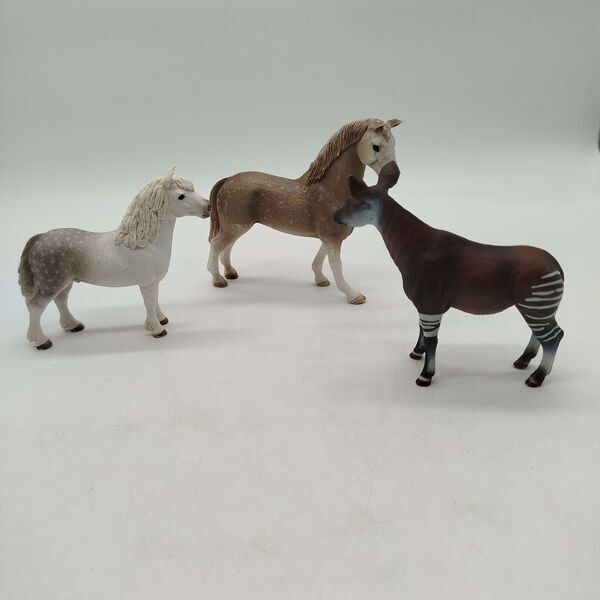 Schleich Bundle set von 5 horses & Okapi Tierfigurene | multicolored, image 2 of 2