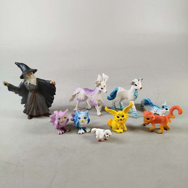 Schleich Bundle Zauberer & Fantasietiere großes Set Figurene | mehrfarbig, image 1 of 5