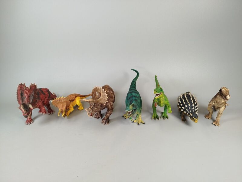 Schleich Dinosaurier Figuren | 7er Set | multicolored 1