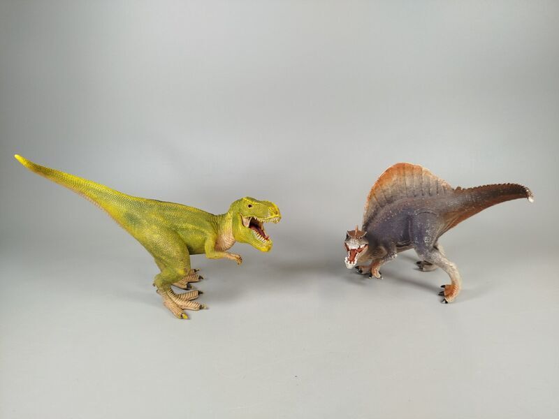 Schleich Dinosaurier Set - T Rex und Spinosaurus | mehrfarbig 1