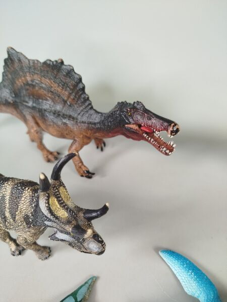 Schleich Dinosaurier Set von 6 Figuren - Spinosaurus, Mosasaurus u.a. | mehrfarbig 4