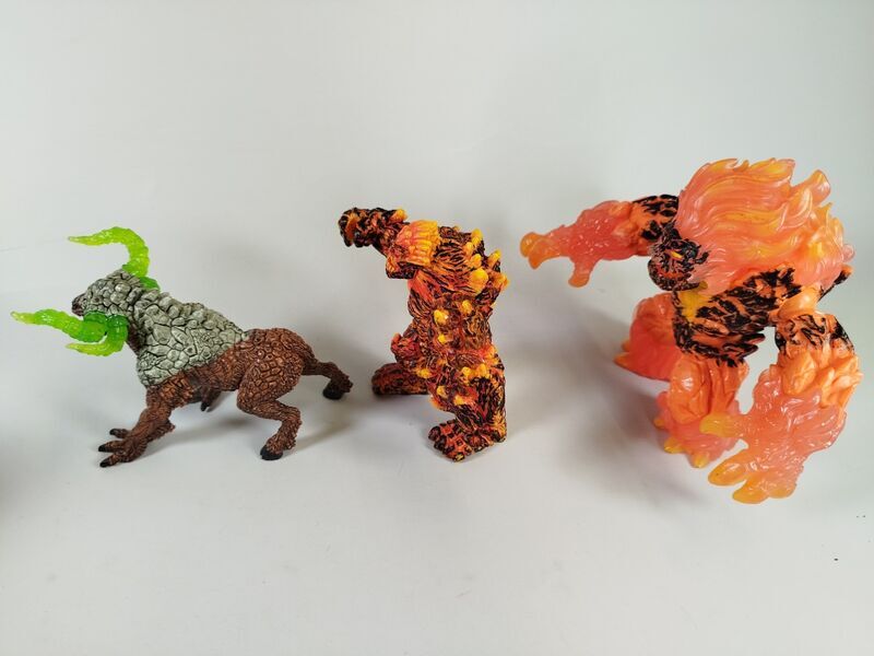 Schleich Eldrador Kreaturen Set – Feuer & Eis Figuren | mehrfarbig 5