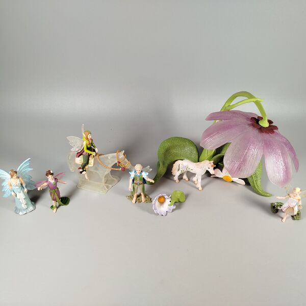 Schleich Feenwelt, Einhorn & Blume | 6 Figuren | mehrfarbig 3