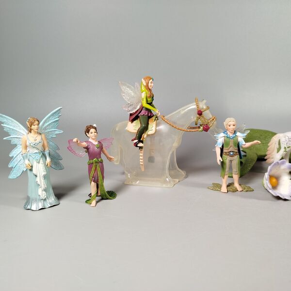 Schleich Feenwelt, Einhorn & Blume | 6 Figuren | mehrfarbig 4