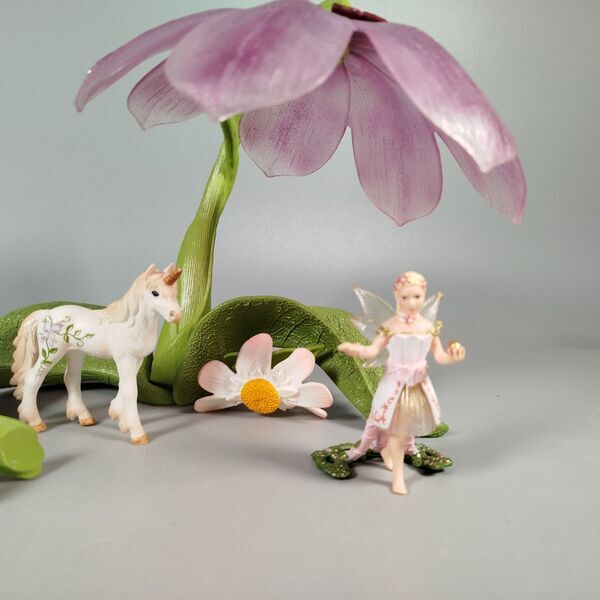Schleich Feenwelt, Einhorn & Blume | 6 Figuren | mehrfarbig 5