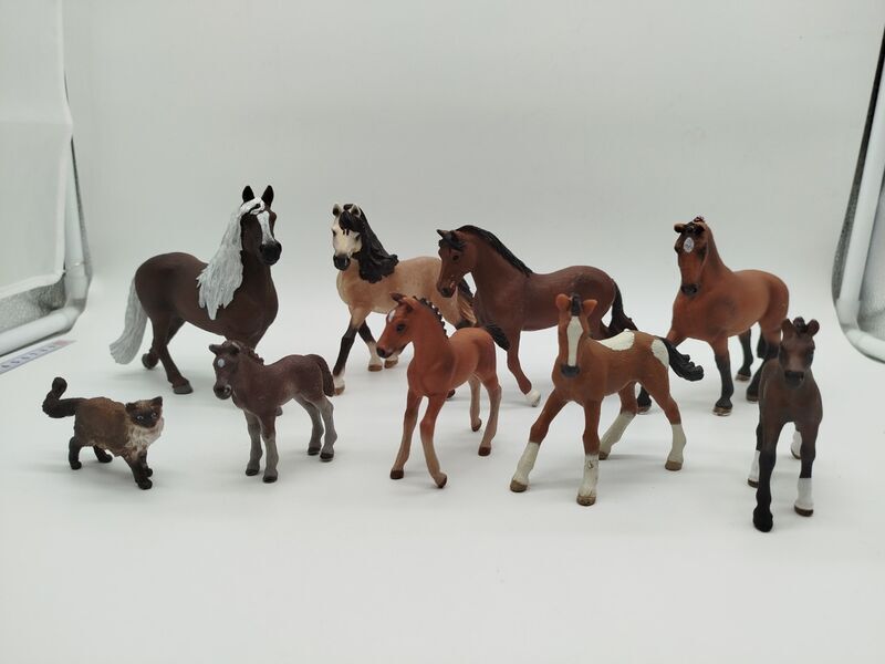 Schleich Figuren Set von 9 – Pferde & Katze | mehrfarbig 2