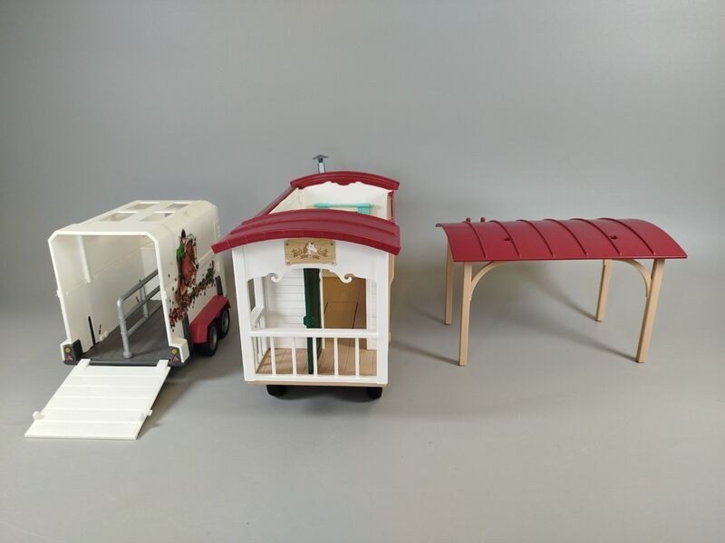 Schleich Pferde-Bauernhof Spielset - Camping mit Figuren & Zubehör | multicolored 3