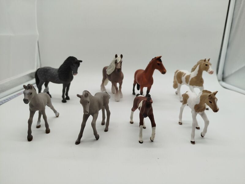 Schleich Pferdefiguren Set von 8 | multicolored 2