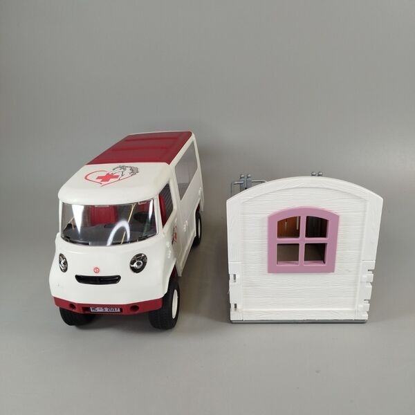 Schleich Pferdepflege Spielset - Tierarztwagen, Stall, Waschplatz | multicolored 5