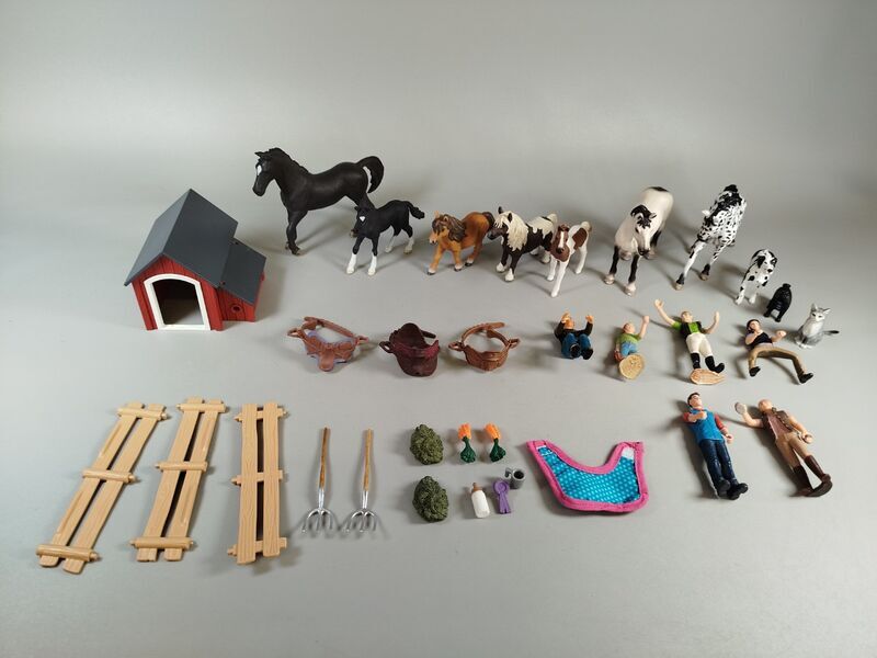 Schleich Reiterhof Spielset - Tiere, Figuren & Zubehör | mehrfarbig 1