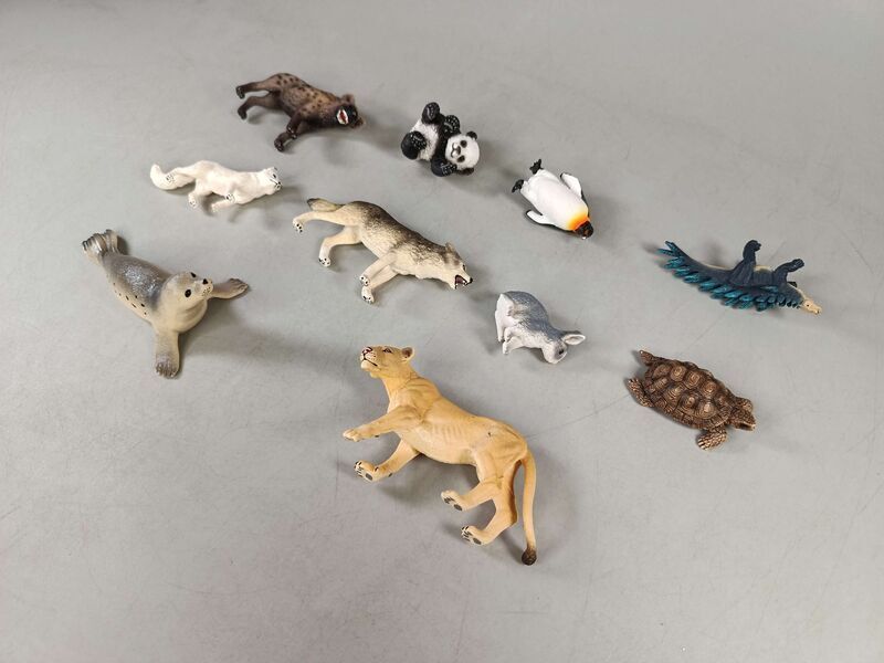 Schleich Tiere Bundle 10 Teile Tierfigurene | mehrfarbig, image 1 of 3