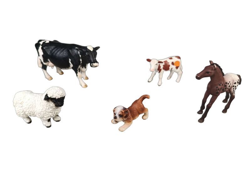 Schleich Tiere Bundle Bauernhof & Vögel 12 Teile Tierfigurene | mehrfarbig, image 2 of 5