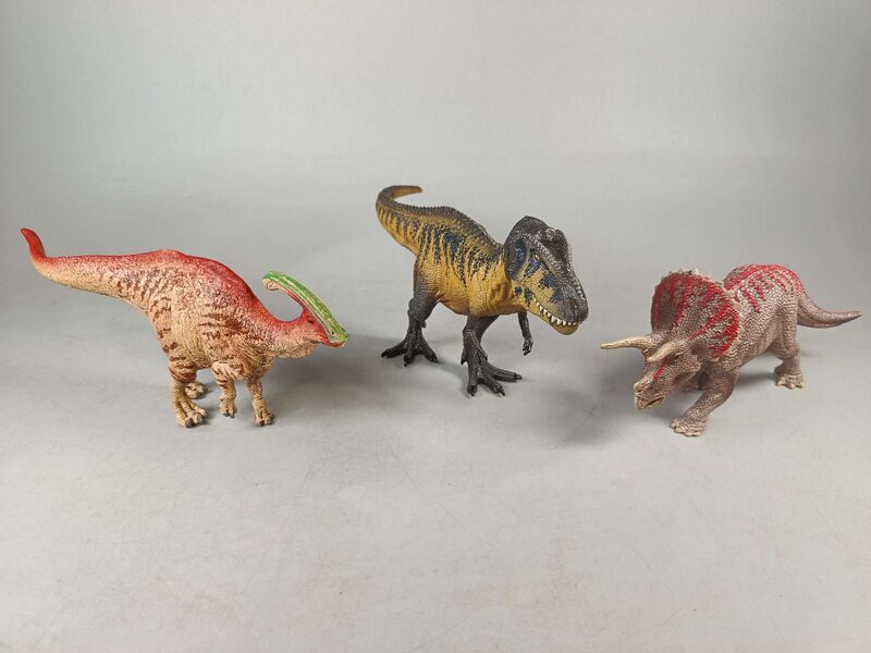 Schleich Tiere Bundle Dinosaurier Tarbosaurus 15034 3 Teile Figurene | mehrfarbig, image 2 of 5