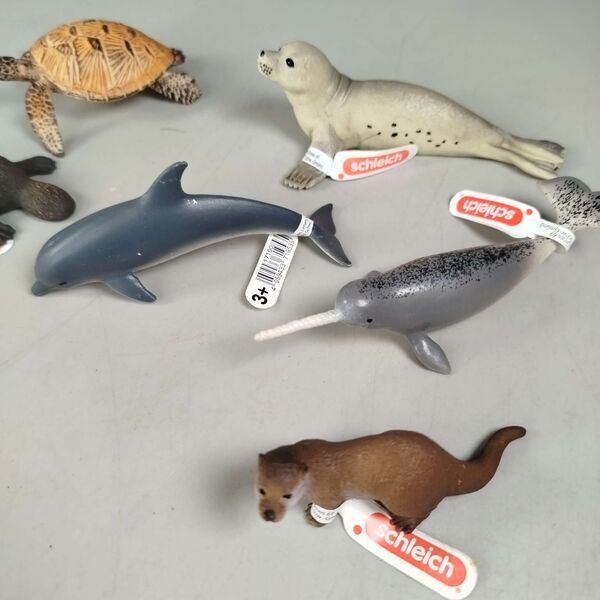 Schleich Tiere Bundle Meerestiere & Schnabeltier Set von 8 Tierfigurene | mehrfarbig, image 3 of 4