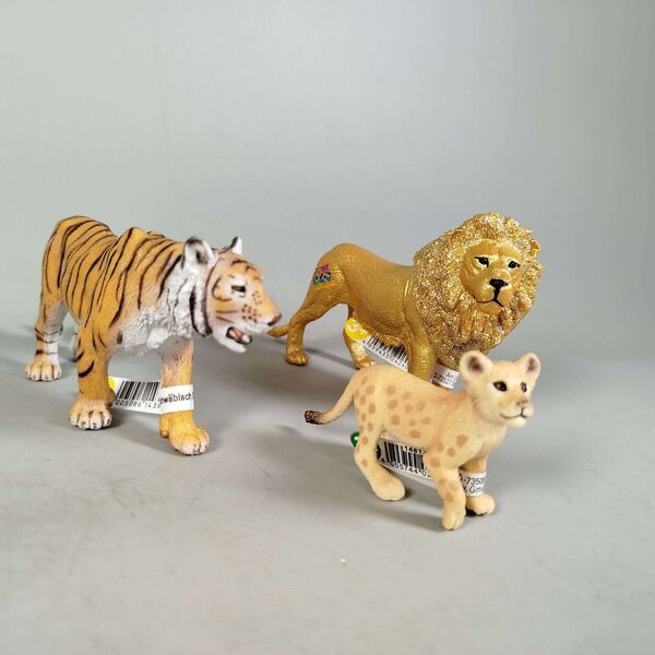 Schleich Tiere Bundle Raubkatzen 7 Teile Löwen & Gepardene | mehrfarbig, image 3 of 3