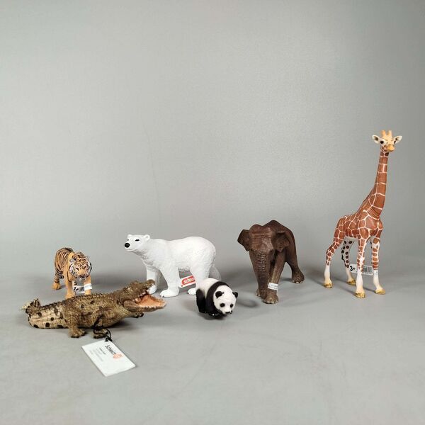 Schleich Tiere Bundle Safari & Wildtiere 12 Teile Tierfigurene | mehrfarbig, image 2 of 4