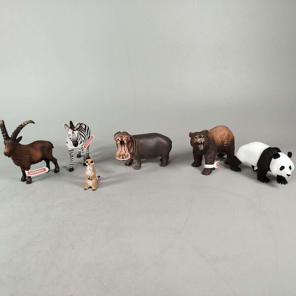 Schleich Tiere Bundle Safari & Wildtiere 12 Teile Tierfigurene | mehrfarbig, image 3 of 4