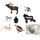 Schleich Tiere Bundle Set von 8 Tierfiguren Elch, Gorilla, Koalae | mehrfarbig, thumbnail 2 of 3