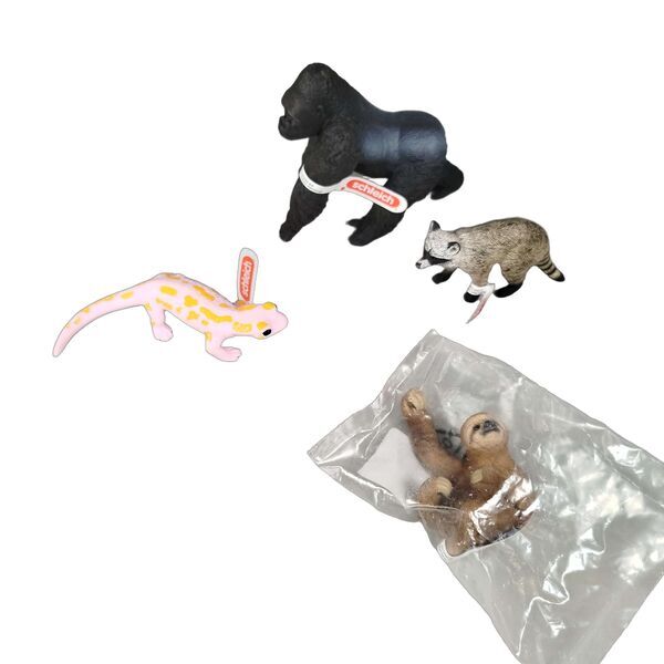 Schleich Tiere Bundle Set von 8 Tierfiguren Elch, Gorilla, Koalae | mehrfarbig, image 3 of 3
