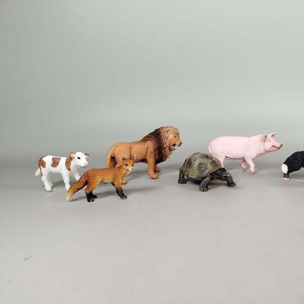 Schleich Tiere Set von 13 Figuren - Hund, Löwe, Pferdefohlen, Koala | mehrfarbig 4