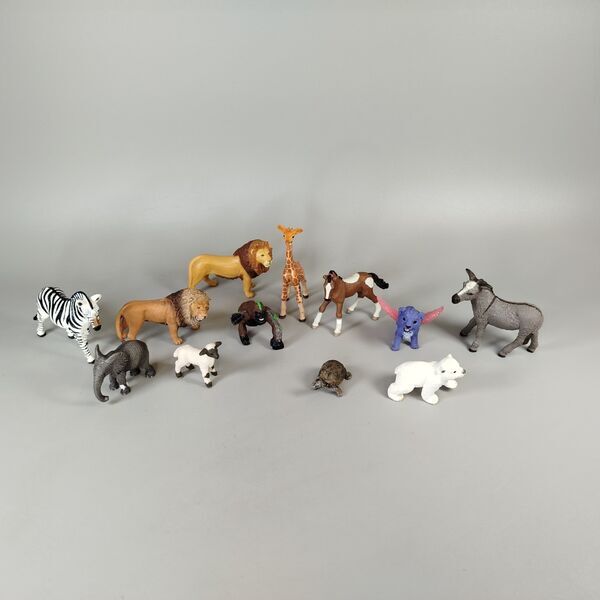 Schleich Tierfiguren Set von 12 | multicolored 2