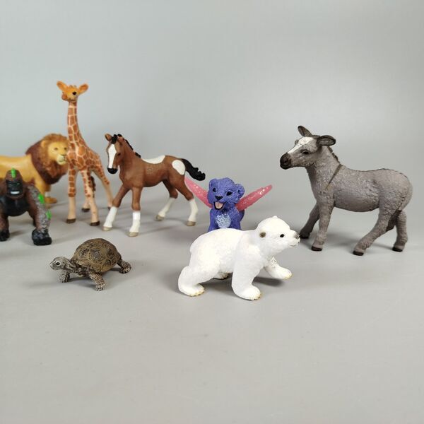 Schleich Tierfiguren Set von 12 | multicolored 4