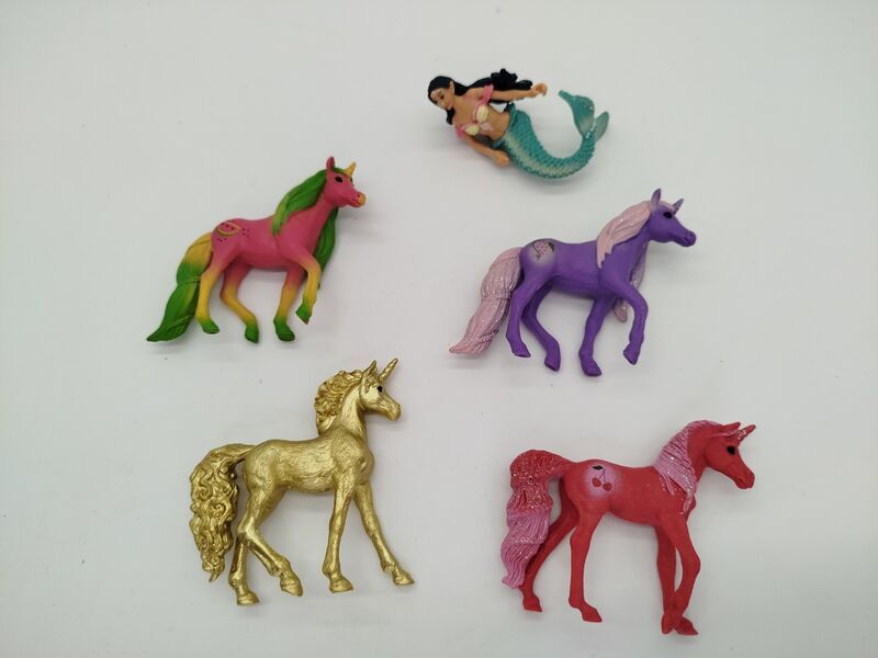 Schleichfiguren Bayala Einhörner | 4er Set and Meerjungfrau | multicolored 2