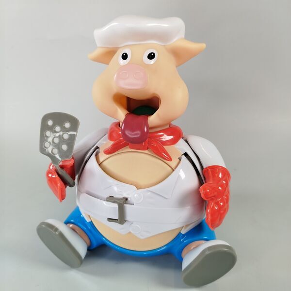 Schloss Spielset & Schweine-Fütterspiel - Kinder Spielzeug Set | mehrfarbig 2