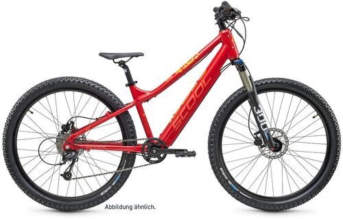 Som Ny: S'COOL e-troX Race | 24" | 9-växlad | röd/orange