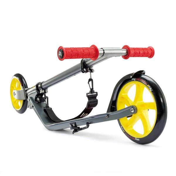 S'COOL flaX 8.3 Scooter | dunkelgrau/gelb 1