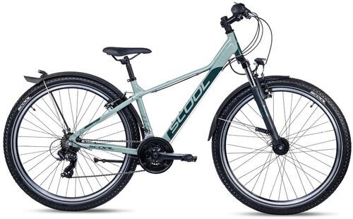 Som Ny: S'COOL troX EVO | 27.5" | 21-växlad | pastellgrön/mörkgrön | 45 cm