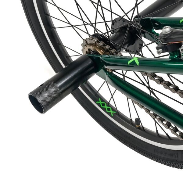 S'COOL XtriX | 20" | single-speed | dark green/neon green 3