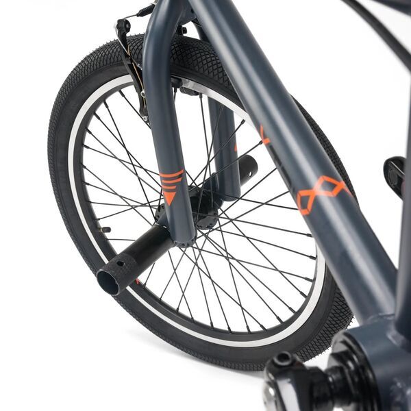 S'COOL XtriX | 20" | enväxlad | mörkgrå/orange 2