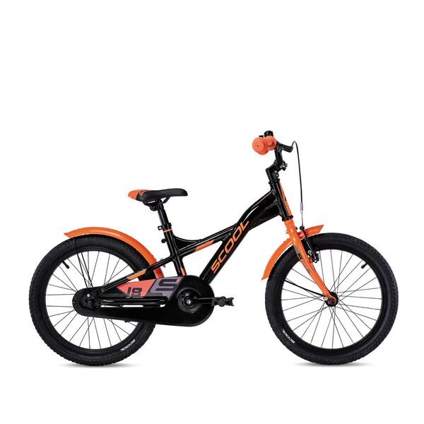 S'COOL XXlite | 18" | single-speed | black/orange 1