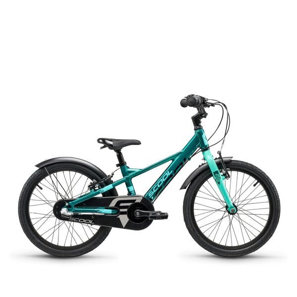 S'COOL XXlite EVO | 18" | 3-speed | dark green/mint 1