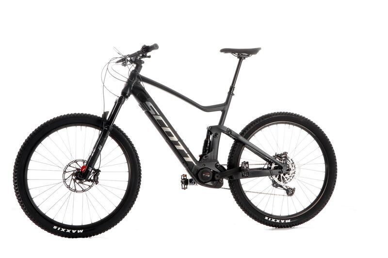 Scott Strike eRide 930 (2022) | Diamant | granit sort/børstet metal | 29 "| 49 cm | 1500 - 2000 km 2