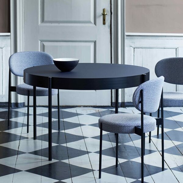 Series 430 dining table black Ø 160cm | black, image 2 of 4